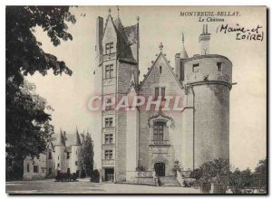 Postcard Old Montreuil Bellay Chateau