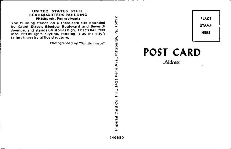 Pennsylvania, Pittsburgh - US Steel Building - [PA-547]