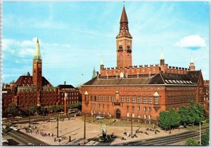 CONTINENTAL SIZE POSTCARD SIGHTS SCENES & CULTURE OF COPENHAGEN DENMARK h71b4