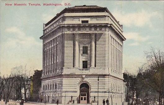 New Masonic Temple Washington DC