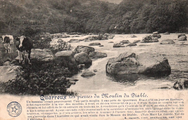 Les pierres du Moulin du Diable,Quarreaux,Belgium BIN