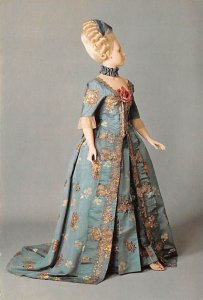 Dress Of Flowered Blue Ribbed Silk, Philadelphia Museum Of Art  