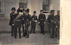 Washington DC Army Officers At White House Antique Postcard K88030