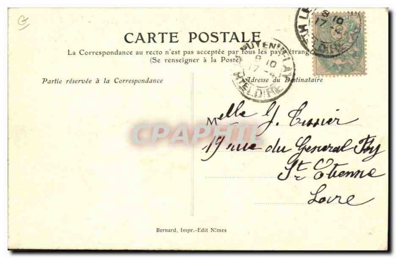 Old Postcard Folklore Lace Dentelliere De Nimes in Puy Lozere by large assemb...