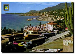 Postcard Moderne Menton General view taken from the Italian Frontiere Franco