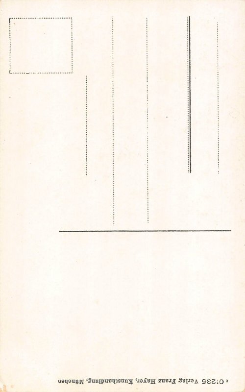 Germany Mittenwald Mountain peak vintage postcard B996