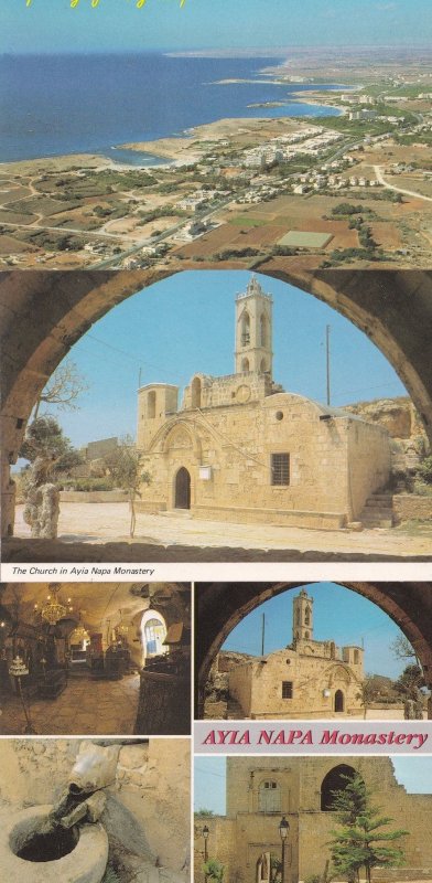 Ayia Napa Church Monastery 3x Cyprus Postcard s