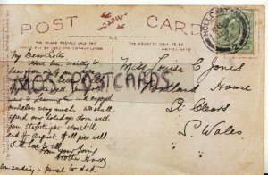 Genealogy Postcard - Jones - Portland House, St Clears, Carmarthen - Ref. R1188