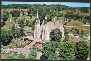 ON Aerial View National Shrine North American Martyrs MIDLAND Chrome 1950s-1970s