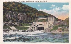 Highest Lift Lock in World Erie Canal at Little Falls NY WB