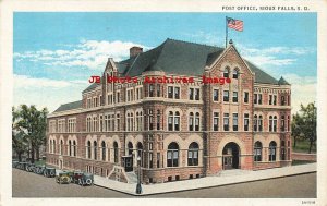 4 Linen Postcards, Sioux Falls, South Dakota, Various Scenes