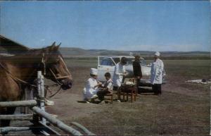 Red Cross Car Medics Nurses - Publ in Moscow - Siberia Russia??? 1973 Postcard