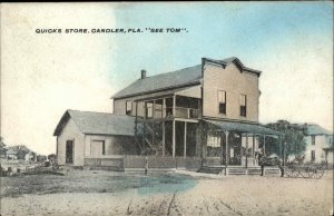 Candler FL Marion County Quicks Store c1910 Postcard