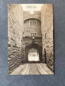 Entrance Gate Warwick Castle Warwick UK Litho Postcard H2040081951