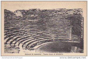 Italy Dintorni di Calatafimi Teatro Greco di Segesta