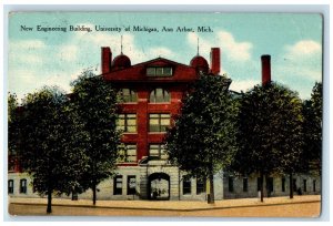 1909 New Engineering Building University of Michigan Ann Arbor MI RPO Postcard