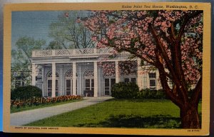 Vintage Postcard 1948 Hains Point Tea House, Washington, D.C.