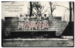 Old Postcard Monument to the Children of Verdun died for France Militaria