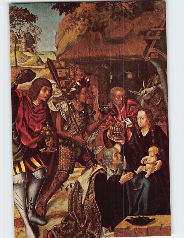 Postcard Adoration Of The Magi, Museo De Grao Vasco, Viseu, Portugal