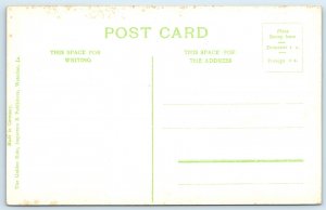 c1910s Waterloo, IA Washington Park West Trail PC Landscaping Flower Bench A275