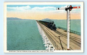 Overland Limited Passage Salt Lake Cut Off City UT Utah Postcard (FE14)