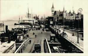 Belgium Antwerp Anvers Het Steen RPPC Vintage Postcard 07.14