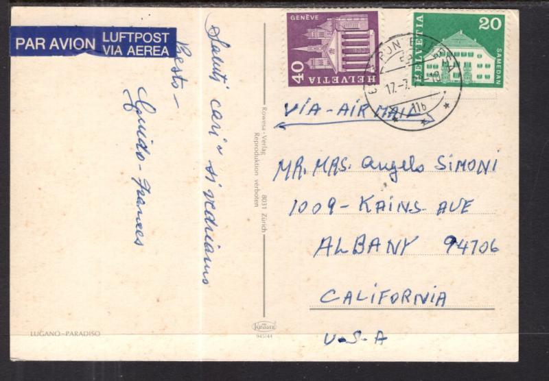 Lugano,Switzerland BIN