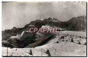 Modern Postcard St Gervais Les Bains Le Mont Blanc seen from Mont d & # 39Arbois