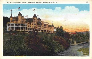 Mt Pleasant Hotel Bretton Woods White Mountains New Hampshire 1930s postcard