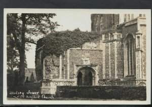 Suffolk Postcard - Wolsey Tower, East Bergholt Church  T9085