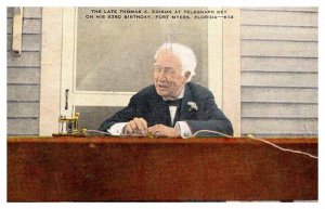 Postcard PEOPLE SCENE Fort Meyers Florida FL AS6051