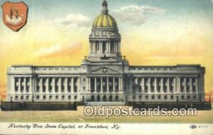 Frankfort, KY, KY State Capital USA Unused crease bottom edge corner wear