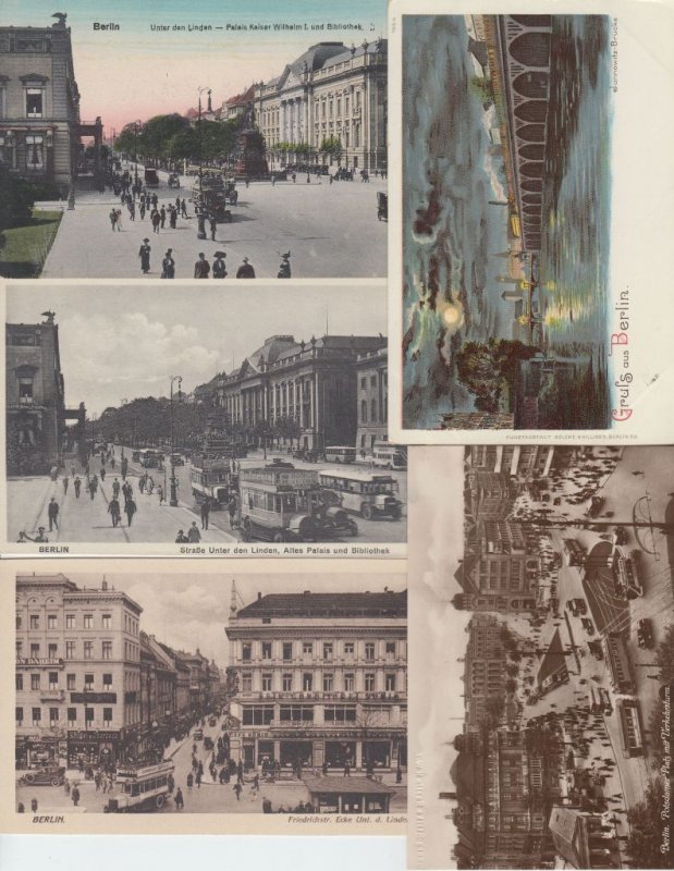 BERLIN GERMANY 104 Vintage Postcards mostly pre-1940 (L3378)