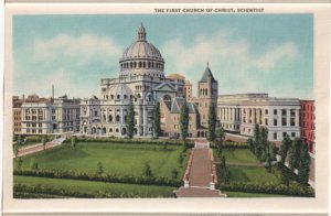 Boston, Massachusetts, Vintage 1937 Linen Folder Postcard, 22 Views