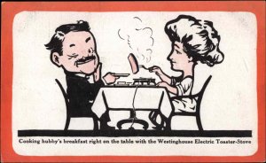 Electricity Westinghouse Electric Toaster Economy Light & Power Joliet IL PC