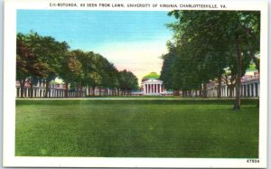 M-48496 Rotunda As Seen From Lawn University Of Virginia Charlottesville Virg...