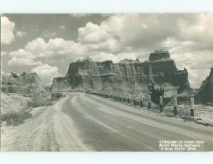 1950's rppc NICE VIEW Badlands National Park - Rapid City South Dakota SD i7890