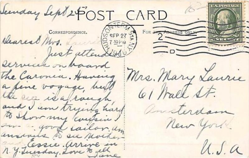 5372   R.M.S. Carmania  Cunard Lines