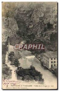 Old Postcard Fontaine De Vaucluse Vallee De La Sorgue