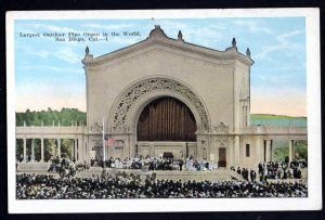 California SAN DIEGO Largest Outdoor Pipe Organ in the World - WB