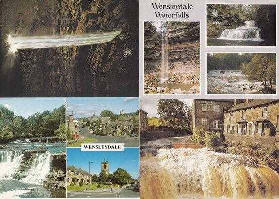 Hawes Wensleydale Waterfalls 4 Postcard s