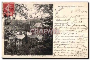 Old Postcard Fougeres Eglise St Sulpice