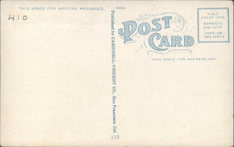 Richmond California CA Standard oIl Refinery c1910 Postcard 