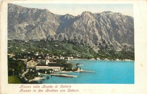 Vintage Postcard Rissano Nelle Boche Di Cattaro Montenegro Kotor