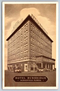 Hotel Burbridge, Jacksonville Florida, Vintage Postcard #2