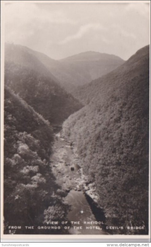 Tucks Aberystwyth View Of The Rheidol From Grounds Of The Hotel Devil's ...