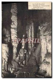 Postcard Ancient cave near St Cere Almost Hall of Candles