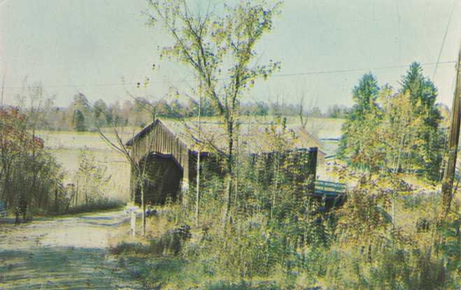 Covered Bridge between - Beanblossom and Nashville IN, Indiana