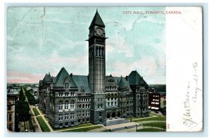 City Hall Toronto Canada 1906 Chicago Illinois Vintage Antique Postcard