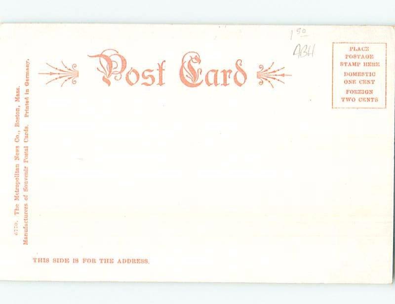 Pre-1907 BRIDGE Concord - Boston Massachusetts MA A3413